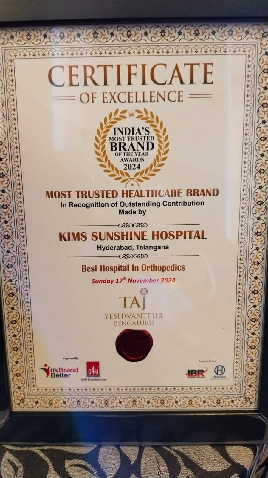 Most Trusted Healthcare Brand 3