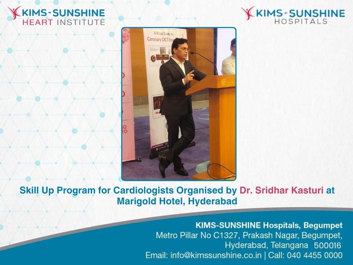 Skill Up Program for Cardiologists Organised by Dr. Sridhar Kasturi at Marigold Hotel, Hyderabad