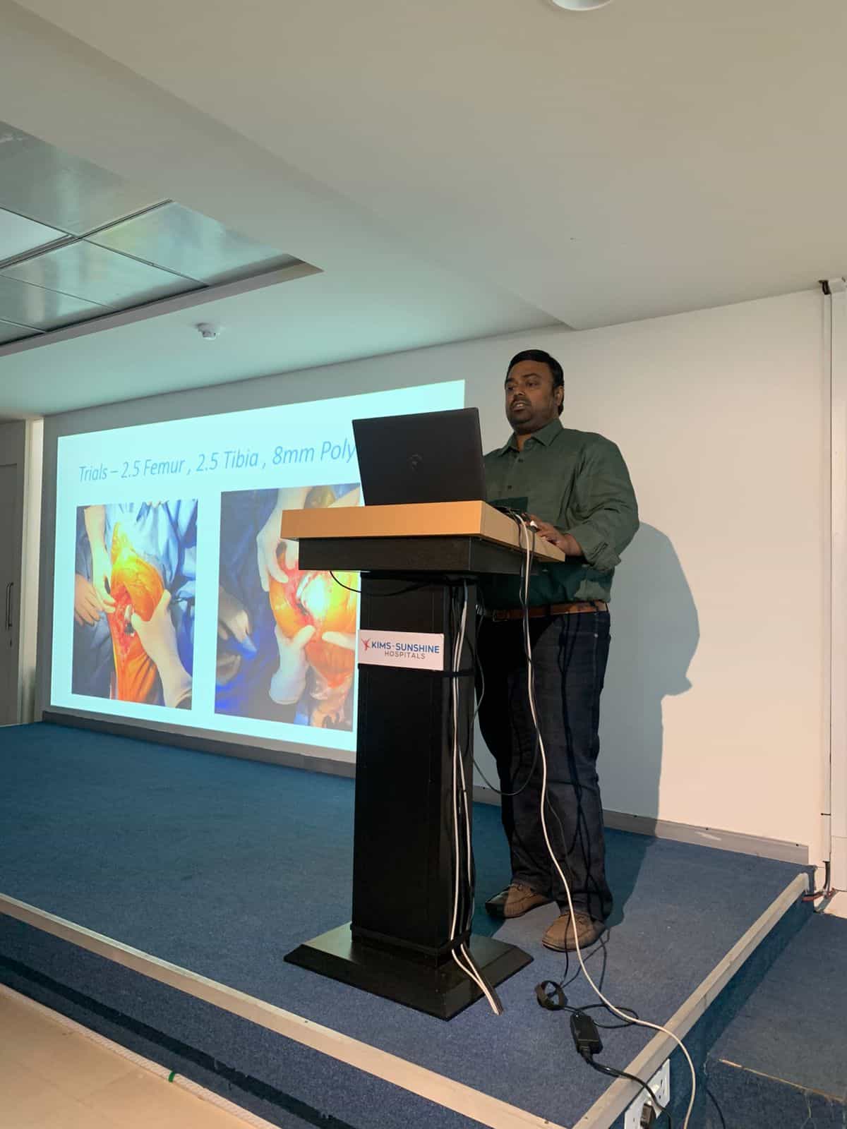 12th TOSA (Telangana Orthopaedic Surgeon's Association) Workshop
at KIMS-SUNSHINE Hospitals 1
