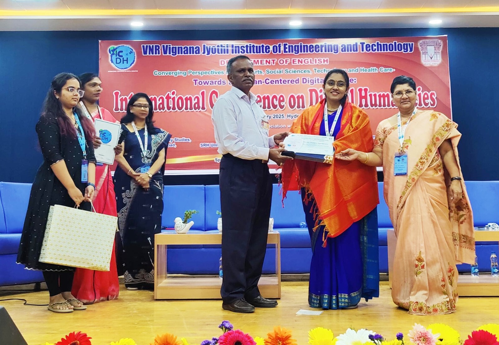 KIMS-SUNSHINE Hospitals Doctors at the International Conference on Digital Humanities 
at VNR Vignana Jyothi Institute 4