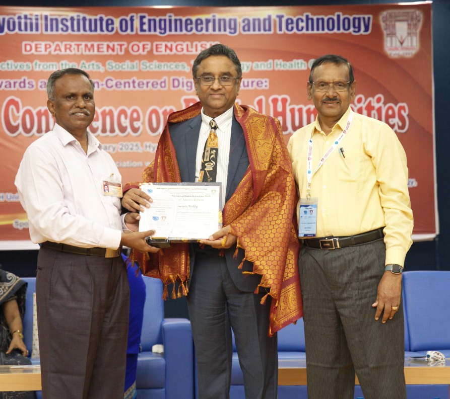 KIMS-SUNSHINE Hospitals Doctors at the International Conference on Digital Humanities 
at VNR Vignana Jyothi Institute 3