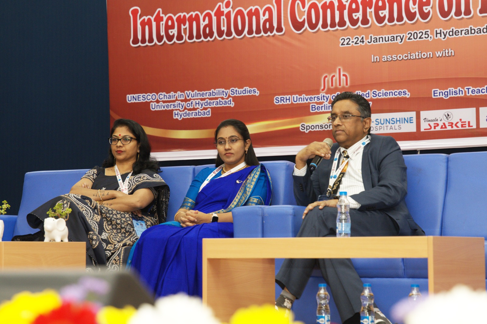 KIMS-SUNSHINE Hospitals Doctors at the International Conference on Digital Humanities 
at VNR Vignana Jyothi Institute 2