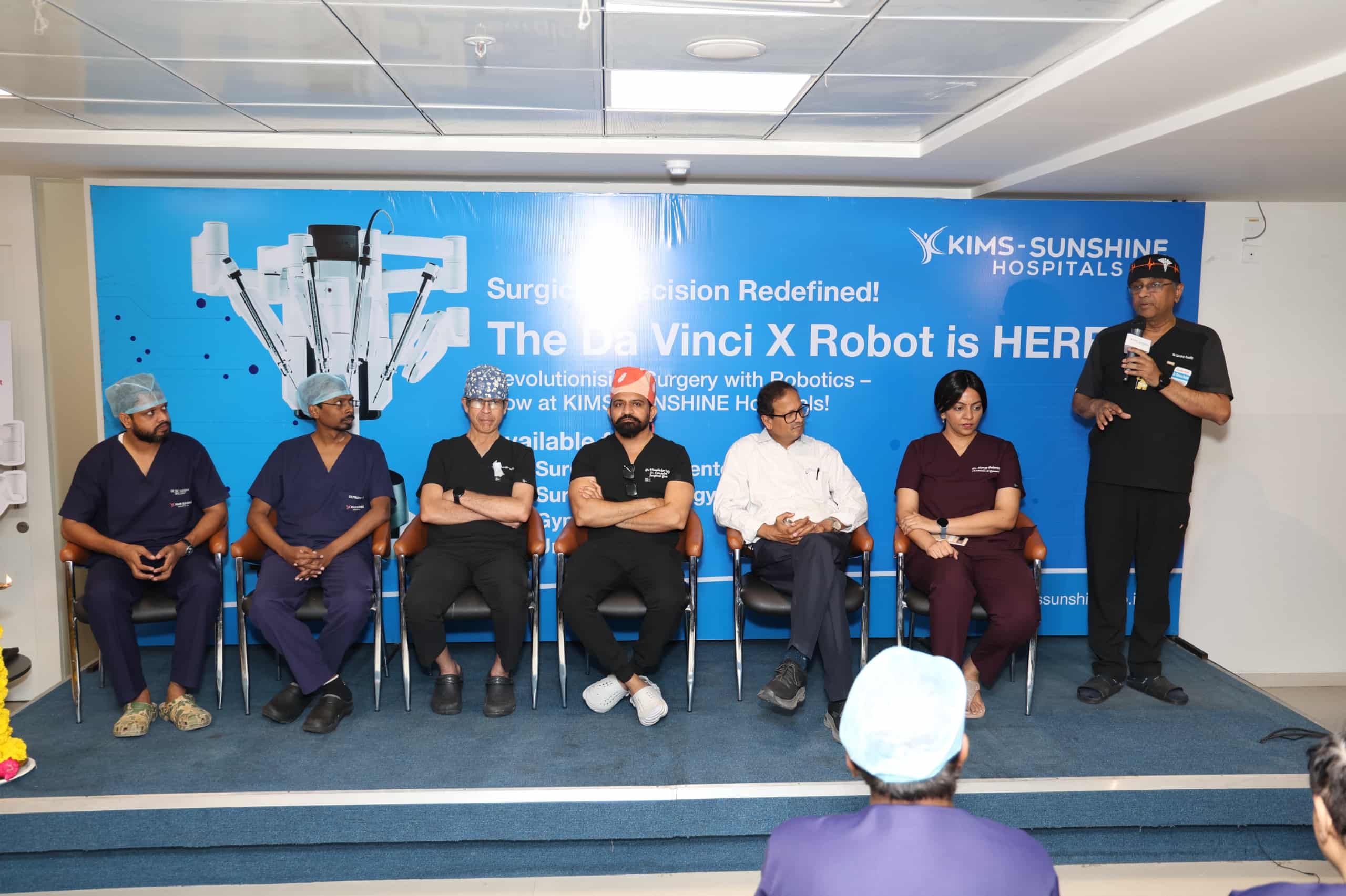Launch of Da Vinci X Robotic Assisted Surgery at KIMS-SUNSHINE Hospitals, Begumpet 13