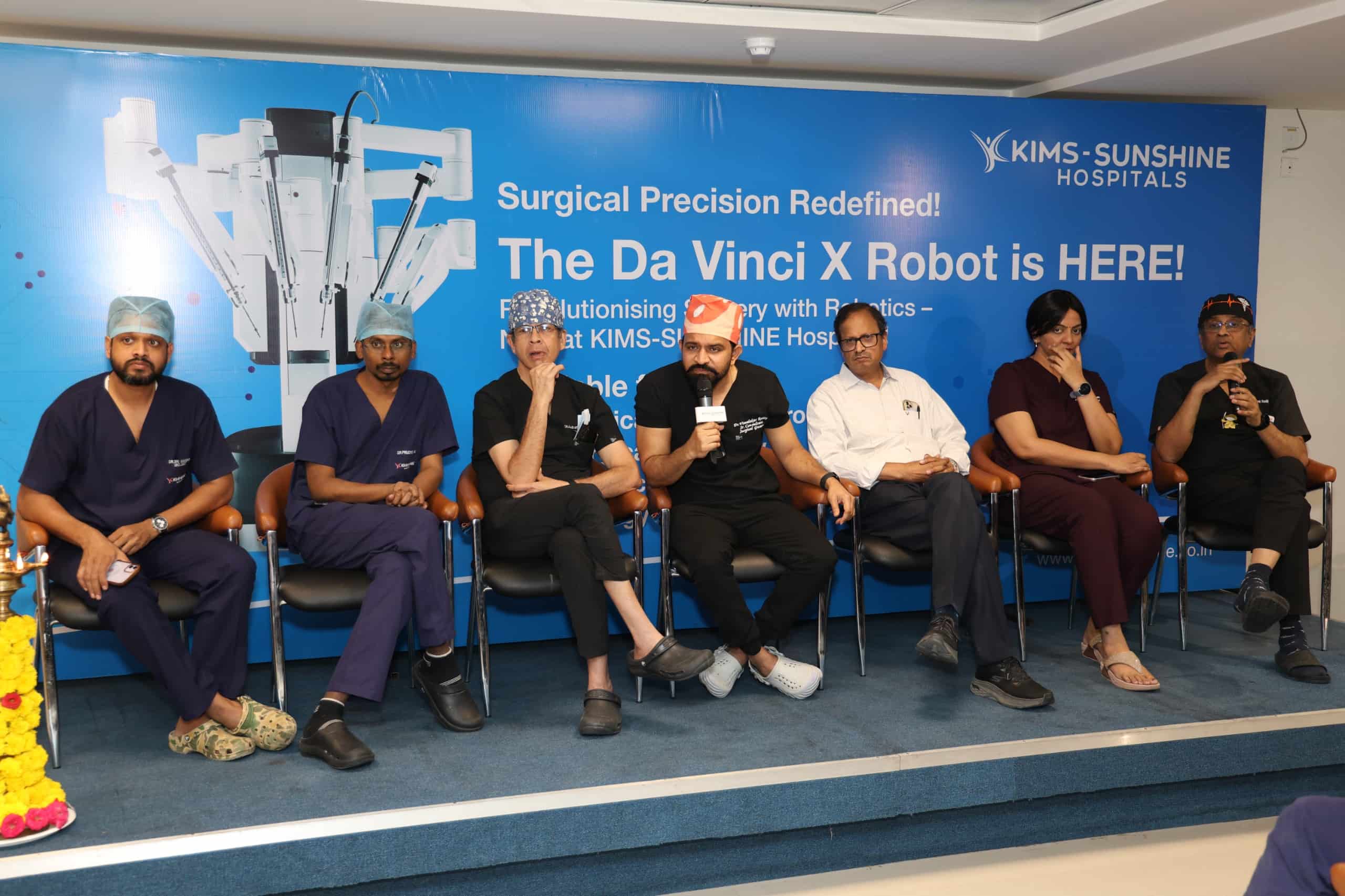 Launch of Da Vinci X Robotic Assisted Surgery at KIMS-SUNSHINE Hospitals, Begumpet 1