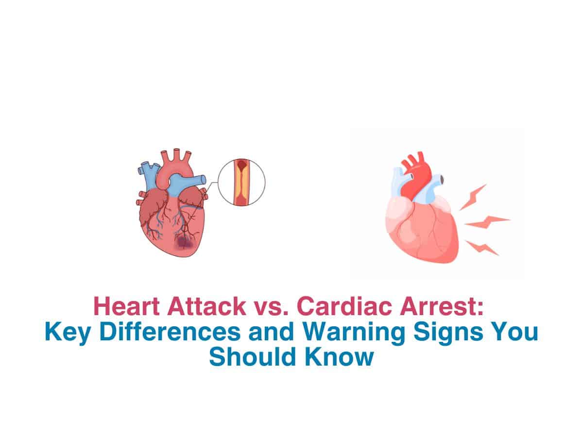 Heart Attack vs. Cardiac Arrest: Key Differences and Warning Signs you Should Know
