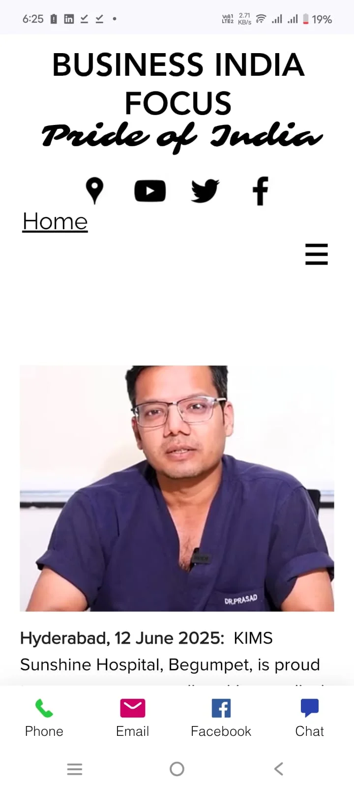 CME Programme on Recent Advances in Cardiology Organised by Dr Sridhar Kasturi - HOD Cardiology and Cardiothoracic Surgery, KIMS-Sunshine Hospitals 4