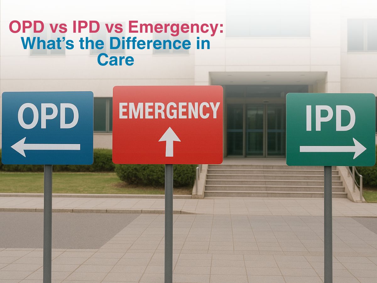 OPD vs IPD vs Emergency: What’s the Difference in Care