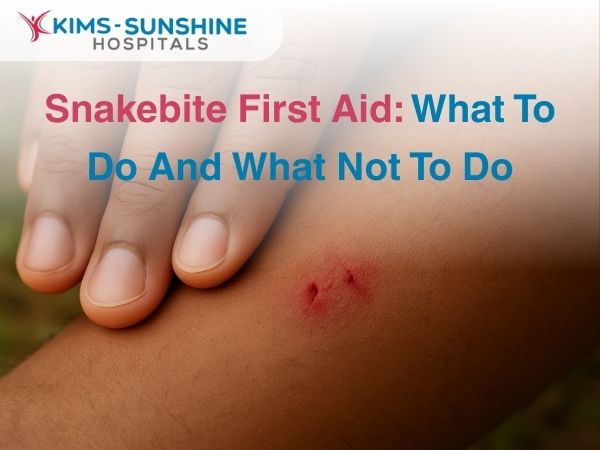 Snakebite First Aid: What To Do And What Not To Do
