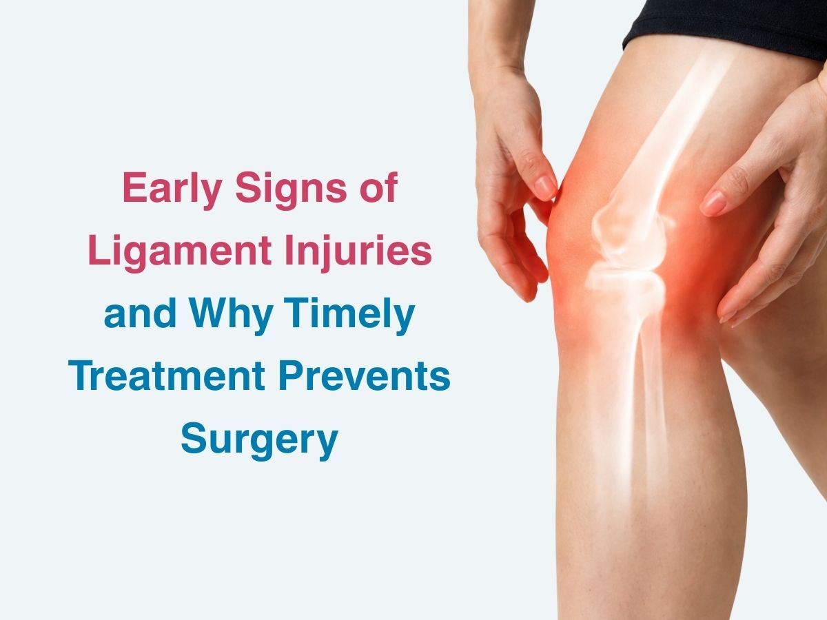 Early Signs of Ligament Injuries and Why Timely Treatment Prevents Surgery