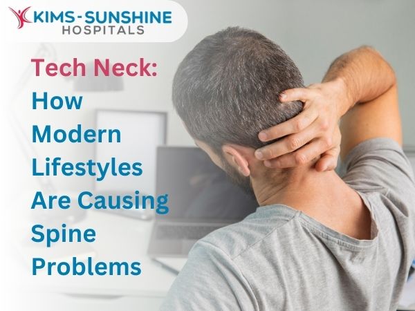 Tech Neck_ How Modern Lifestyles Are Causing Spine Problems