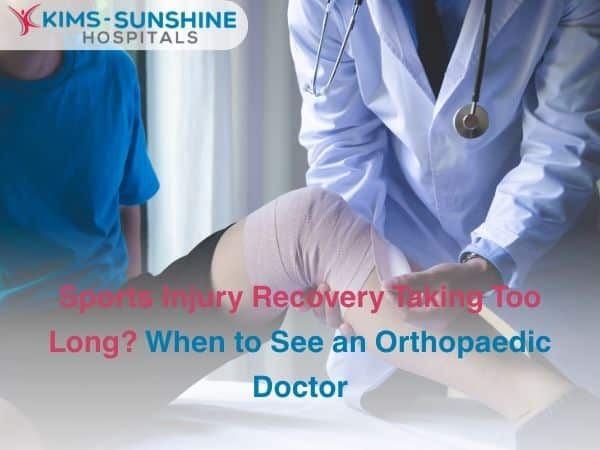Sports Injury Recovery Taking Too Long When to See an Orthopaedic Doctor