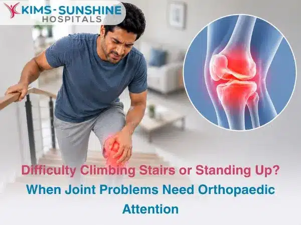 Difficulty Climbing Stairs or Standing Up  When Joint Problems Need Orthopaedic Attention